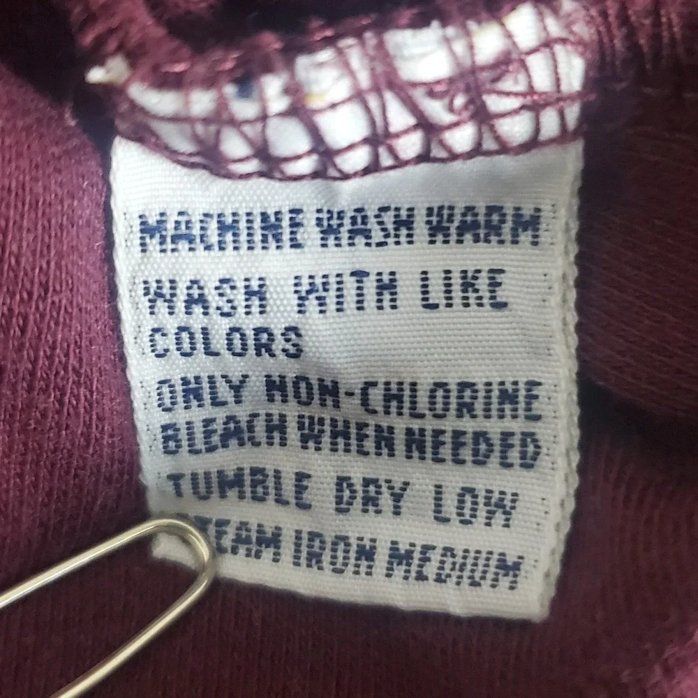 Polo Ralph Lauren Men's Knit Pullover SZ L Burgundy 1/4 Zip Long Sleeve SEE COND
